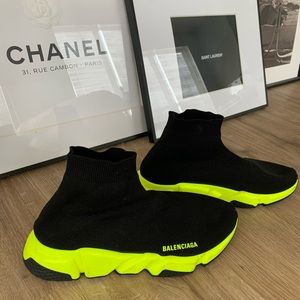 Balenciaga Neon Sock Sneakers
